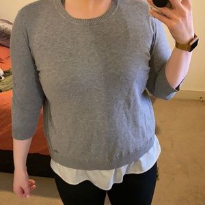 Gray Calvin Klein sweater